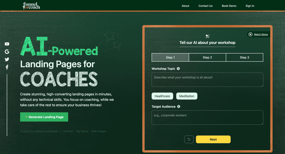 🚀 Building FunnelForCoach: A Smart Platform Empowering Coaches to Launch Workshops in Minutes