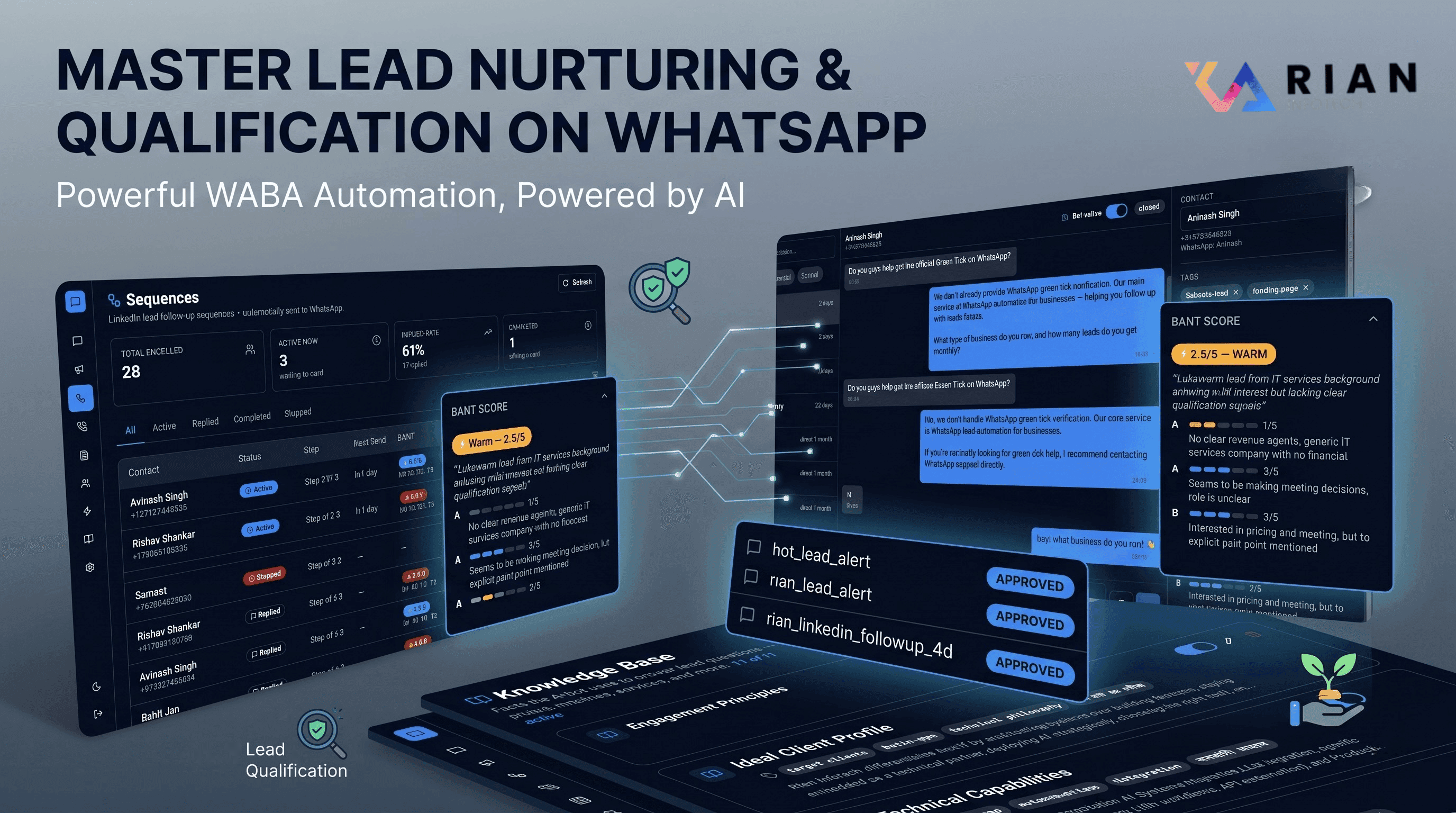 WhatsApp Inbox + AI Automation preview